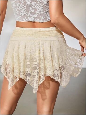 تنورة من الدانتيل الزهري النسائي المكيميتش in Kuwait