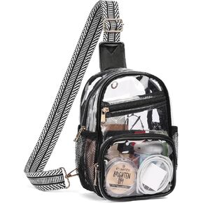 Sendefn Clear Bag لأحداث الاستاد يمارسها Lear للنساء Crossbody أكياس حبال الشفافة للحفلات الموسيقية الرياضية in Kuwait