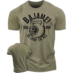 Gymish Spanish Adicto a entrenar Motivational Gift T-Shirt Workout Men's Shirt in Saudi Arabia