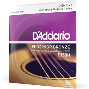 2014 D'Addario D'Addario High Strung/ناشفيل ضبط الأوتار الصوتية، 10-27 N/A in Kuwait
