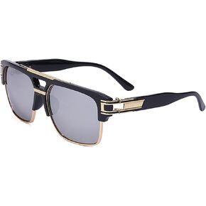 Personalized Large Frame Metallic Men's Sunglasses for Driving, Traveling Vacation, Fishing in Saudi Arabia