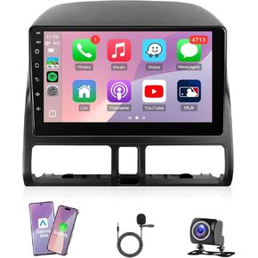 Leadfan Android Car Stereo for Honda CRV 2007-2011 Car Screen Wireless CarPlay Android Auto,9 Inch Touch Screen Blutooth Car Radio GPS Navigation WiFi Backup Camera FM SWC in Kuwait
