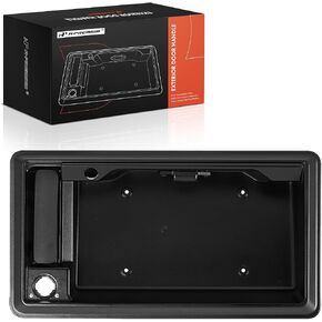 A-Premium يمين الشحن الخلفي مقبض الباب الخارجي المتوافق مع Ford E-150 ، E-25 ، E-350 Super Duty ، 2009-2014 ، إطار لوحة الترخيص مع ثقب الكاميرا ، الأسود المحكم ، استبدل# 9C2Z15434A20BA in Saudi Arabia