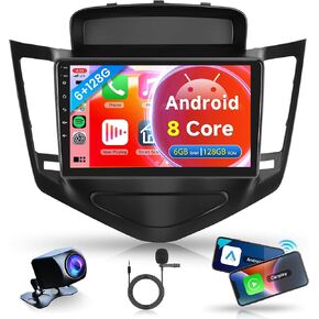 2G+32G Android 13 Radio for Chevrolet Chevy Cruze 2009-2015, Rimoody Car Stereo 9 Inch Touch Screen GPS Navigation WiFi Bluetooth FM EQ Mirror Link + Backup Camera in Kuwait