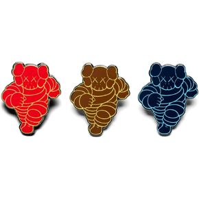 Set of 3pc Chum Enamel Pins NGV (RED, OLIVE, NAVY) in Saudi Arabia