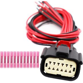 Headlights Connector Compatible with Dodge Charger 2015-2023. 68541681AA Wiring Pigtail Harness in Saudi Arabia
