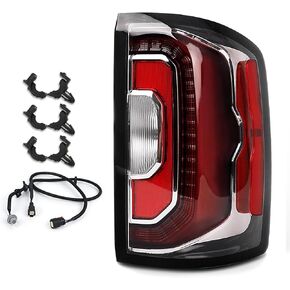 Tail Lights Assembly Compatible with 2016 2017 2018 GMC Sierra 1500-Right Taillamp Taillights with Bulbs for 2018 Sierra 1500 Denali LED Type, Right Passenger Side, OEM: GM2801295 84365931 in Kuwait