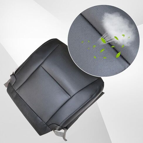 FZJDSD Tan Driver Side Bottom Replacement Perforated Leather Seat Cover Compatible with Lexus RX350 RX450 2010 2011 2012 2013 2014 2015 in Saudi Arabia