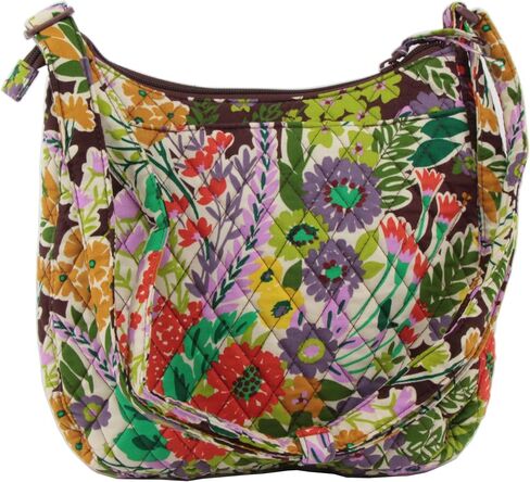 Vera Bradley Trio Zip Hipster Crossbody in Cotton, Evening Garden in Saudi Arabia