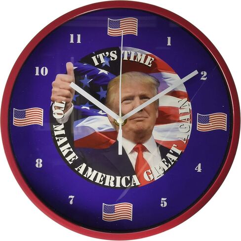 E-0722-Talking Clock Battery Operated, 1 Pack, Blue/Red in Saudi Arabia