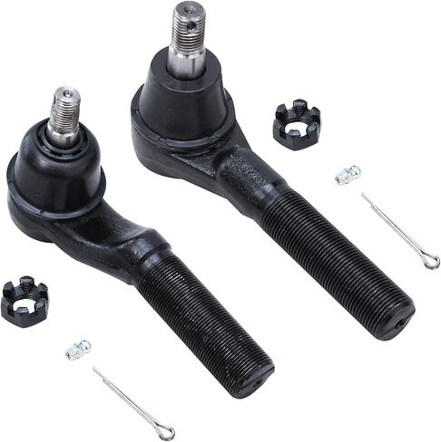 Detroit Axle - Front 10pc Suspension Kit for Ford E-250 Econoline E-350 Club Wagon Super Duty [For Vehicles with Single Rear Wheels], 4 Ball Joints 2 Adjustment Sleeves 4 Tie Rods Replacement in Saudi Arabia