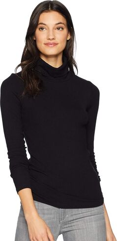 Sanctuary Essentials Turtleneck Top - Top for Women - Turtle Neckline - Long Sleeves - Straight Hemline in Saudi Arabia