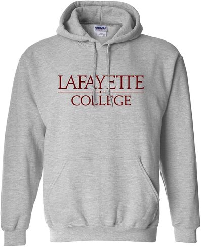 CreateMyTee | Lafayette College 1 Color Hooded Sweatshirt in Saudi Arabia
