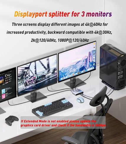 16K DisplayPort Cable 10ft [16k/8k ، 4K@240Hz 165Hz 144Hz ، 2K@240Hz] DP 2.1 CORD 48GBPS HDR10 HDCP DSC CABLE CABL in Saudi Arabia