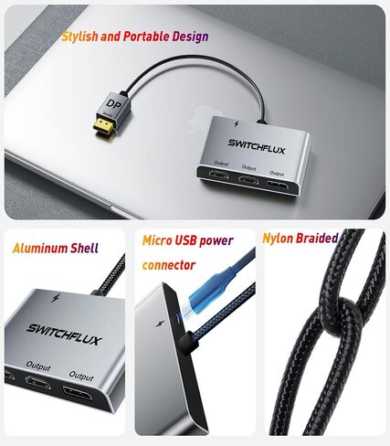 16K DisplayPort Cable 10ft [16k/8k ، 4K@240Hz 165Hz 144Hz ، 2K@240Hz] DP 2.1 CORD 48GBPS HDR10 HDCP DSC CABLE CABL in Saudi Arabia