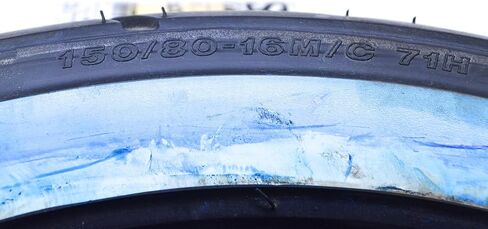 Bridgestone exedra G703 OE Whitewall Front Tyre - 150/80H -16 J TL/White Wall in Saudi Arabia