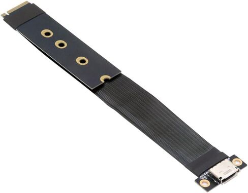 NFHK 2280 PCI-E4.0 M.2 M-Key to Oculink SFF-8612 SFF-8611 Vertical Host Adapter for NVME U.2 SSD eGPU in Saudi Arabia