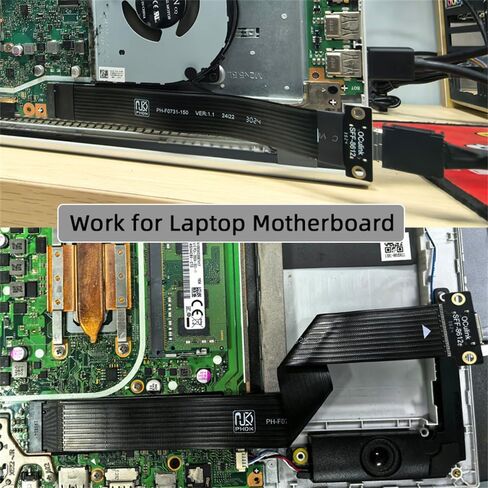 NFHK 2280 PCI-E4.0 M.2 M-Key to Oculink SFF-8612 SFF-8611 Vertical Host Adapter for NVME U.2 SSD eGPU in Saudi Arabia