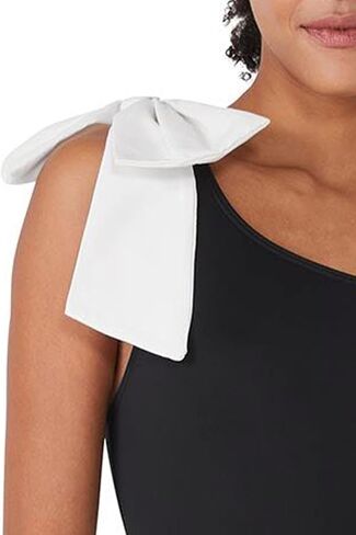 kate spade new york Women's Solid Bow Shoulder One Piece in Saudi Arabia