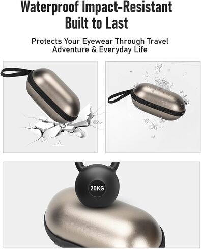 Hard Smart Glasses Case Compatible with Ray-Ban Meta Wayfarer, Skyler, Headliner Models – Travel Carrying Case in Saudi Arabia