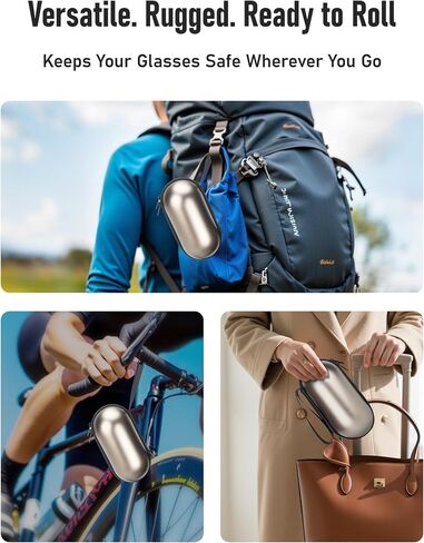 Hard Smart Glasses Case Compatible with Ray-Ban Meta Wayfarer, Skyler, Headliner Models – Travel Carrying Case in Saudi Arabia