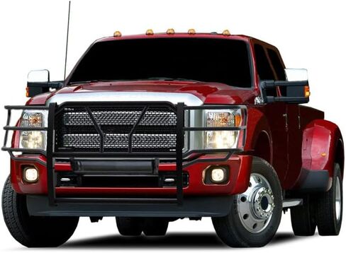 Black Horse RUGGED Heavy Duty Grille Brush Bumper Guard Modular Black Compatible with 2011-2016 Ford F-250/Ford F-350/Ford F-450/Ford F-550 Super Duty-RU-FOF211-B in Saudi Arabia