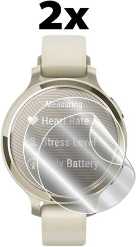 IPG for Garmin Lily Classic - Sport Edition Small GPS Smartwatch Screen Protector (2 Units) Invisible Ultra HD Clear Film Anti Scratch Guard-Smooth/Self-Healing/Bubble -Free for Lily in Saudi Arabia
