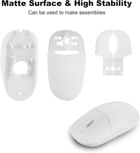 راتنج الطابعة ثلاثية الأبعاد Rigid110، صلابة وقوة فائقة، راتنج سائل طباعة ثلاثية الأبعاد عالي الدقة غير قابل للكسر لطابعات LCD DLP ثلاثية الأبعاد، مصمم للهندسة/النموذج الأولي (رمادي فاتح، 1000 جرام) in Kuwait