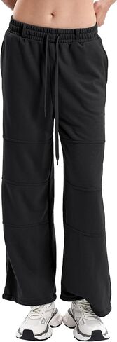 الجيب الجانبي للسيدات من Xintianji الرباط الساق عريض الساق مع حزام قابل للتعديل in Kuwait