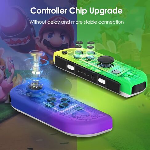 Toxfla for Nintendo Switch Controller, Switch Controller Replacement Accessories with Double Vibration/Wake-Up/Screenshot/Motion Control in Saudi Arabia