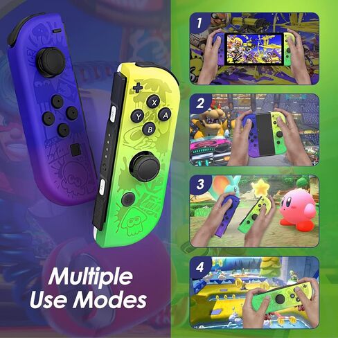 Toxfla for Nintendo Switch Controller, Switch Controller Replacement Accessories with Double Vibration/Wake-Up/Screenshot/Motion Control in Saudi Arabia
