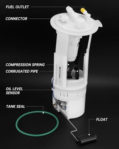 OKLPF Electric Fuel Pump Module Assembly Compatible With 2005-2019 Nissan Frontier,2005-2012 Pathfinder,2005-2015 Xterra,2009-2012 Suzuki Equator,L4 2.4L 2.5L V6 4.0L,Replace E8743M SP4001M in Saudi Arabia