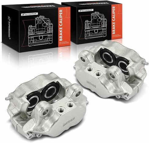 A-Premium Disc Brake Calipers Assembly Without Bracket Compatible with BMW 1600 1600-2 1800 2000ti 1968-1971, 1600ti 1968-1968, 1802 1971-1971, 2000tii 1969-1970, 2002 1968-1976 - Front Side, 2-PC Set in Saudi Arabia