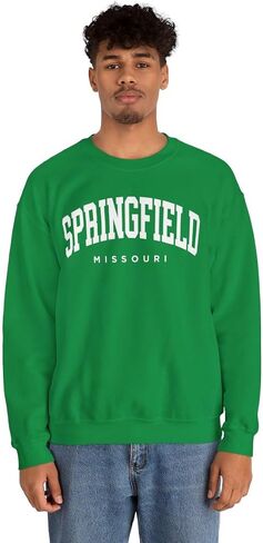 Springfield Missouri Adult Unisex Crewneck Sweatshirt in Saudi Arabia