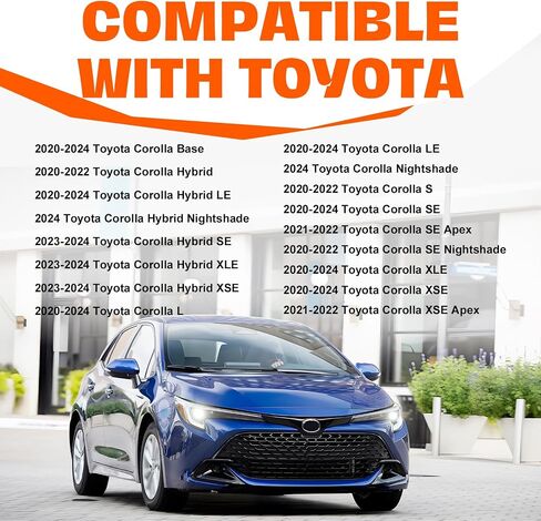 CarpartsDepot الأمامي السفلي مصببة مصبغة نشطة مع محرك متوافق مع تويوتا كورولا 2020-2024 in Kuwait