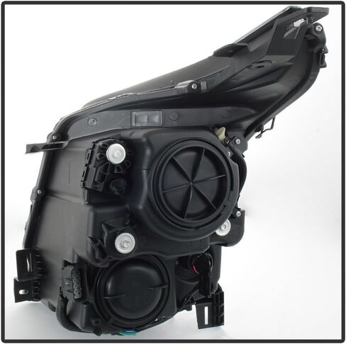 ACANII - For Black Headlamps Replacement 2010-2016 Cadillac SRX Halogen Headlights Driver + Passenger Side in Saudi Arabia