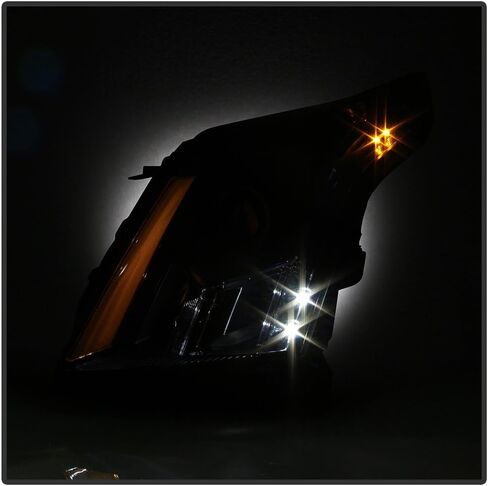 ACANII - For Black Headlamps Replacement 2010-2016 Cadillac SRX Halogen Headlights Driver + Passenger Side in Saudi Arabia