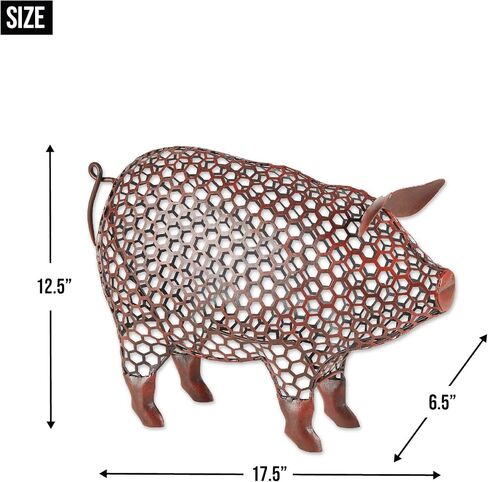 DII DIRCHING WIRE COLLECTION SUBLEPTURE ، Pig ، 13.5x5.5x15.25 Int in Saudi Arabia