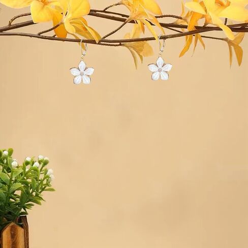 إزهار بتلال مينا زهرة الأقراط الأزهار الأنيقة تصميم الأزهار خفيفة الوزن قطارات إسقاط للنساء المجوهرات in Kuwait