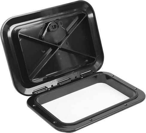Amarine Made Marine Access Hatch Boat Hatch Lid Deck Access Hatch & Lid 10-5/8" X 14-3/4" 270mmx375mm White in Kuwait