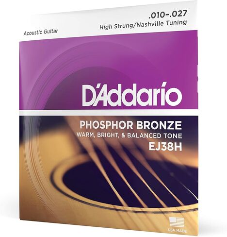 2014 D'Addario D'Addario High Strung/ناشفيل ضبط الأوتار الصوتية، 10-27 N/A in Kuwait