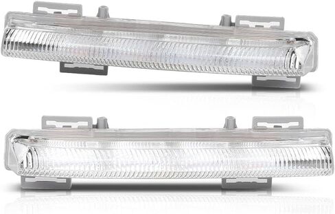 LED DRL Fog Light Daytime Running Light Clear Lens Compatible with Benz C250 C350 SLK250 2012-2015/ E350 E550 E63 AMG 2012-2013, Fit for Models With AMG Styling Package Fog Lamp 2049069000, MB2563105 in Saudi Arabia