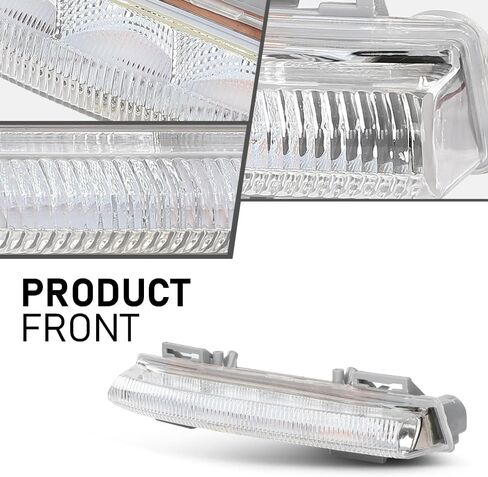LED DRL Fog Light Daytime Running Light Clear Lens Compatible with Benz C250 C350 SLK250 2012-2015/ E350 E550 E63 AMG 2012-2013, Fit for Models With AMG Styling Package Fog Lamp 2049069000, MB2563105 in Saudi Arabia