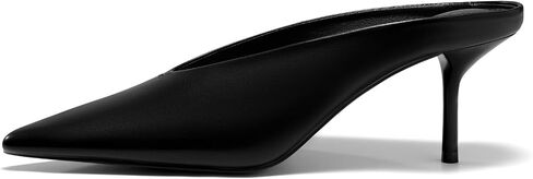 Coutgo Womens High Heels Mules Closed Pointed Toe Slide Sandals Slip On Summer Dress Shoes in Saudi Arabia