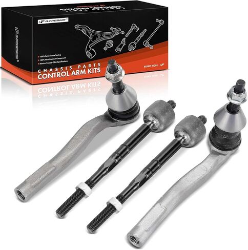 A-Premium Set of 4, Front Inner and Outer Tie Rod End Kit, Compatible with Mercedes-Benz C300 2015-2021, C350e 2016-2018, C63 AMG 2016-2021, C63 AMG S 2015-2021, E300 2017-2019 in Saudi Arabia