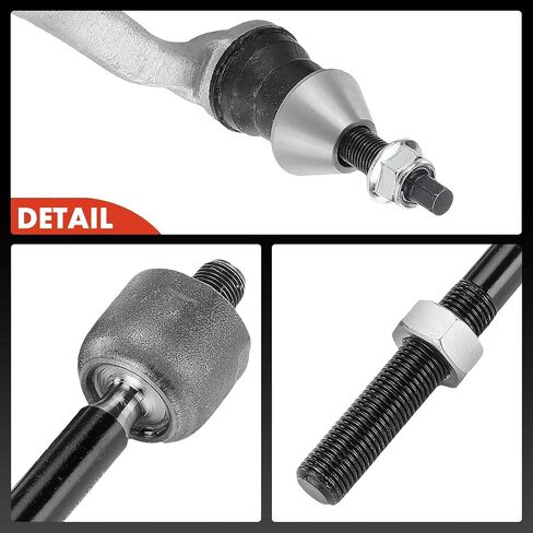 A-Premium Set of 4, Front Inner and Outer Tie Rod End Kit, Compatible with Mercedes-Benz C300 2015-2021, C350e 2016-2018, C63 AMG 2016-2021, C63 AMG S 2015-2021, E300 2017-2019 in Saudi Arabia