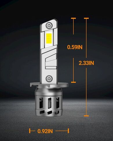 SEALIGHT Canbus H7 Fog Lamps Ultra-Bright 36,000LM，6500K White Truly 3mins Installaion, Non-polarity, Wider Vision H7 Fog Bulbs For ATV/UTV, Pack of 2 in Saudi Arabia