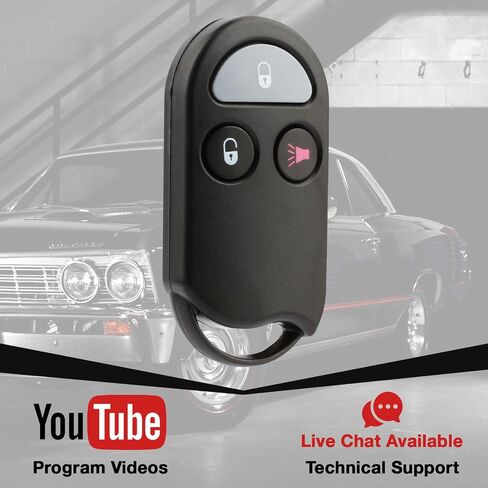 USAREMOTE LEELLING ENTRY KEY Remote Car Control FOB Control 3-Button Lock Unlock Panic Panic Panic Panic for Nissan Altima Frontier Quest Pathfinder (Kobuta3t ، 28268-2Z021) in Saudi Arabia