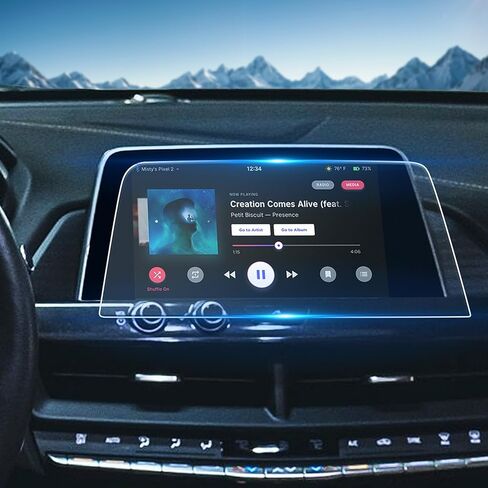 For 2024 Toyota Corolla Screen Protector - 2023-2024 Corolla (LE/SE/XSE/Nightshade) 8 Inch Screen Protector 2023 2024 Corolla Accessories 9H Hardness Tempered Glass Anti Scratch& Fingerprint - HD in Kuwait