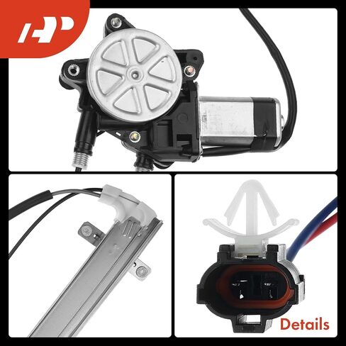 A-Premium Power Window Regulator with Motor Compatible with Kia Sportage 2001-2002 Sport Utility Rear Passenger Side in Saudi Arabia